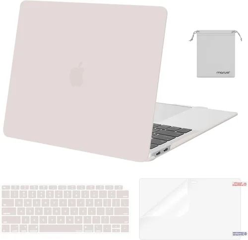 Vista 46 de MOSISO - Funda rígida y de plástico compatible con MacBook Air de 13 pulgadas versión 2022, 2021-2018, A2337 M1 A2179 A1932; con cubierta