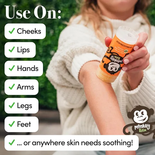 Vista 7 de Cuidado natural de la piel para niños, bebés, adultos para piel seca y agrietada, irritación de la piel, erupciones cutáneas, bálsamo curativo 0.6