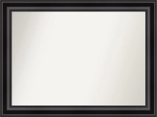 Vista 688 de Amanti Art Espejo personalizado, espejo de baño negro puente, espejo de pared o espejo de tocador de baño sobre el fregadero (26 x 26 pulgadas)