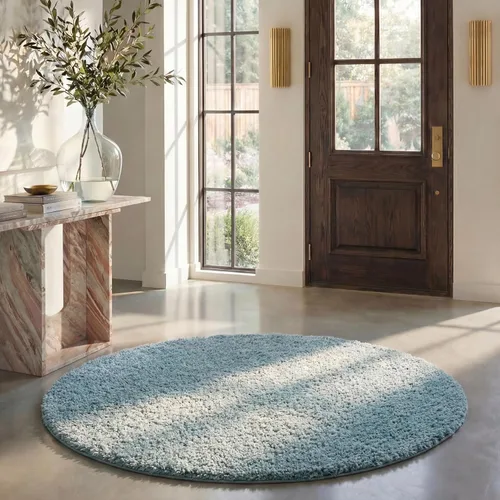 Vista 21 de SAFAVIEH Colección August Shag - Alfombra de área de 6 x 9 pies, color lila, diseño sólido, no desprende pelusa y de fácil cuidado, grosor de 1.2