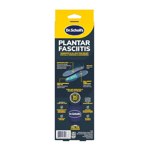 Vista 9 de Plantillas ortopédicas Dr. Scholl's para alivio de fascitis plantar para mujeres - La única plantilla comprobada que detiene el regreso