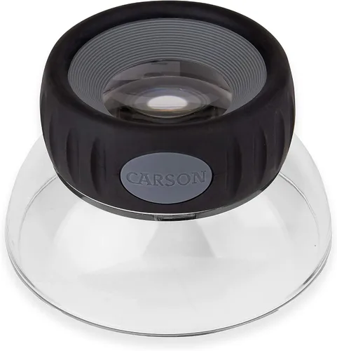 Vista 8 de Carson LumiLoupe Plus Lupa de lupa de soporte enfocable de potencia 10.5x (LO-10)
