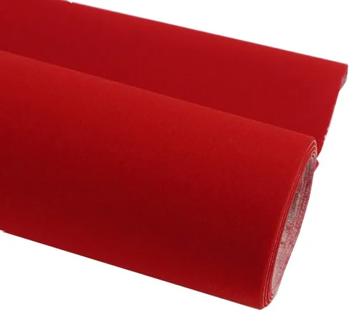 Vista 4 de Taogift Papel Adhesivo de Forro para Estantes de Terciopelo Azul Autoadhesivo para Cajones Cómodas Gabinetes Exhibidores de Joyería Salpicadero