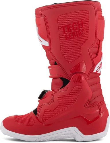Vista 4 de Alpinestars Botas Tech 7S Unisex Juveniles Rojo