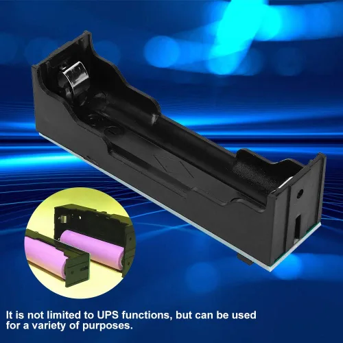 Vista 4 de Step Up - Módulo de fuente de alimentación para batería de litio, ajustable de 5 V, 6 V, 9 V, 12 V CC a CC con placa de soporte UPS