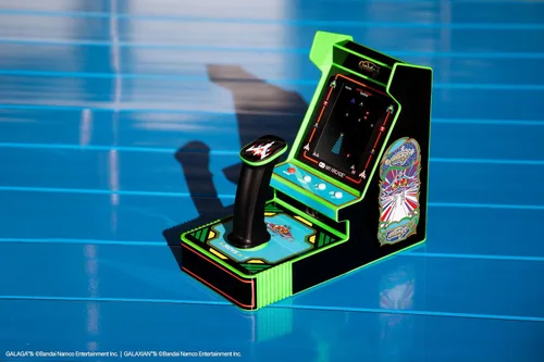 Vista 6 de My Arcade Galaga Joystick Player : Officially Licensed Galaga and Galaxian Video Game Console, Fun Portable Mini Game 3.2" Full Color Display