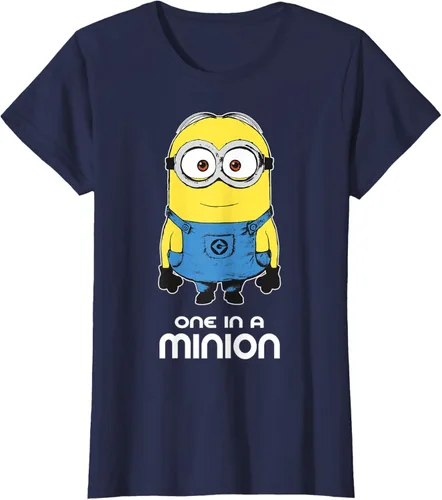 Vista 40 de Despicable Me Camiseta estampada Minions Bob One in A Minion Negro