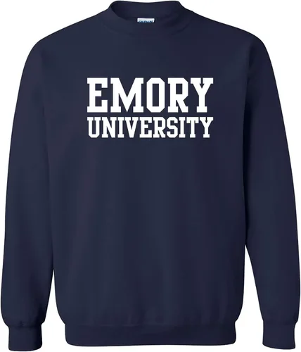 Vista 18 de UGP Campus Apparel NCAA Bloque Básico, Cuello Redondo Color del Equipo, Colegio, Universidad Cremalleras Akron Navy