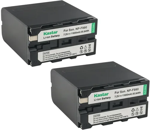 Vista 5 de Kastar Batería NP-F990 de repuesto para cámara cinematográfica profesional 4K Z Cam E2 E2-M4, Z Cam E2-S6 Super 35 6K, Z Cam E2-F6 de fotograma