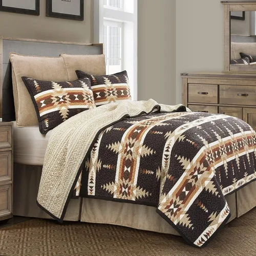 Vista 16 de Paseo Road Desert Sage - Juego de edredón tamaño individual, juego de ropa de cama rústico occidental de 2 piezas con funda de almohada, edredón