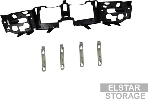 Vista 3 de CarPartsDepot Nuevo panel de montaje de lámpara frontal compatible con CHEVY Trailblazer 2002-2009 compatible con 15831182 GM1221125 Front
