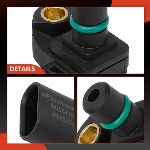 Vista 7 de A-Premium Sensor de presión absoluta del colector MAP compatible con Chevrolet para modelos Buick, Cadillac, Chevy y GMC: Colorado, Camaro