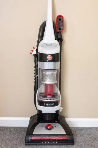 Vista 7 de Hoover UH71320VFR WindTunnel - Aspiradora vertical para mascotas sin bolsa, color blanco
