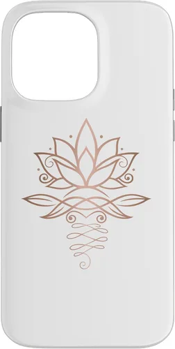 Vista 21 de Lotus Flower New Age Meditation Yoga Harmony Gift Case for iPhone 17