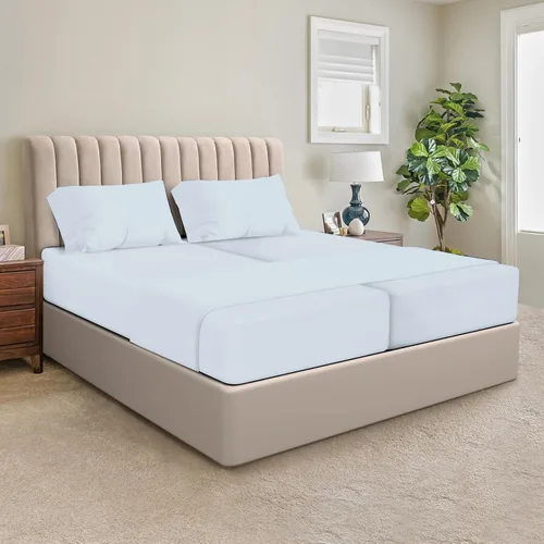Vista 41 de SGI bedding Sábanas 100% algodón egipcio tamaño individual – Sábanas refrescantes, ropa de cama blanca suave y transpirable, ropa de cama de lujo