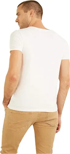 Vista 3 de GUESS Camiseta con cuello redondo para hombre