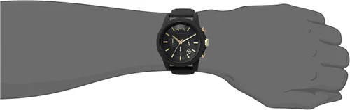Vista 9 de Armani Exchange - Reloj de vestir con cronógrafo para hombre, con correa de cuero, acero o silicona