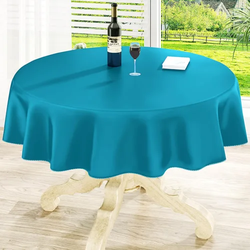 Vista 67 de homing - Mantel cuadrado de vinilo, mantel de plástico impermeable y a prueba de derrames con respaldo de franela, cubierta de mesa fácil de limpiar