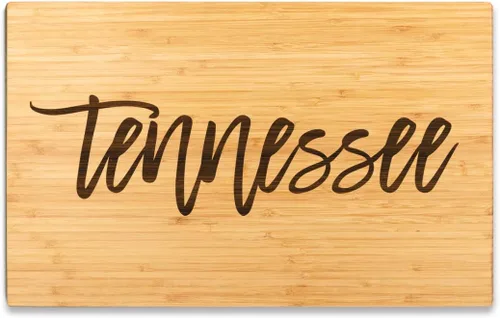 Vista 35 de Andaz Press Alabama State - Tabla de cortar de madera de bambú, 17.75 x 11 pulgadas, caligrafía, paquete de 1, tabla de cortar grande grabada