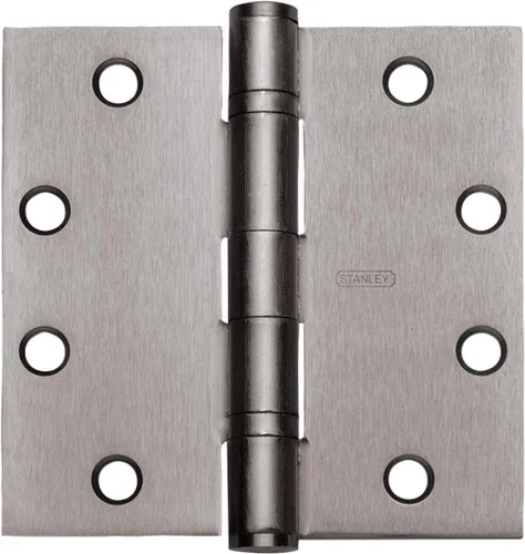 Vista 2 de Stanley fbb179 – 4 4" x 4" – Bisagra Plaza Corner Ball Bearing mortise único Hinge