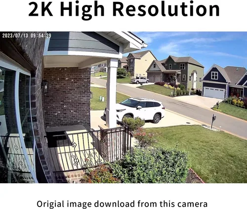 Vista 3 de Cámaras para seguridad en el hogar inalámbrica solar al aire libre, cámara de seguridad Alexa exterior, cámara WiFi exterior de 360 PTZ, lente dual