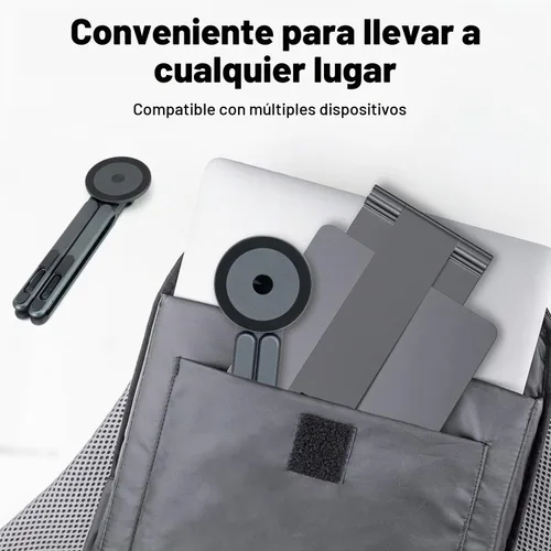 Vista 8 de koolehaoda - Soporte portátil para computadora portátil para escritorio y viajes, elevador plegable para computadora