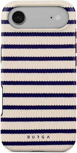 Vista 83 de BURGA-Funda p/teléfono compatible c/iPhone 14 Plus, carcasa rígida híbrida de 2 capas + Funda protectora de silicona, almendras latte a lunares