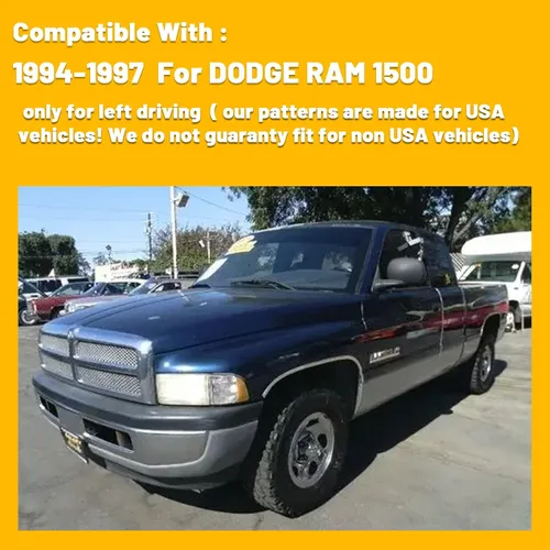 Vista 6 de Cubierta Alfombrilla Tapete Almohadilla Alfombra Antideslizante Personalizada Compatible con Dodge Ram 1994-1997 Protector Parasol (1994-1997)
