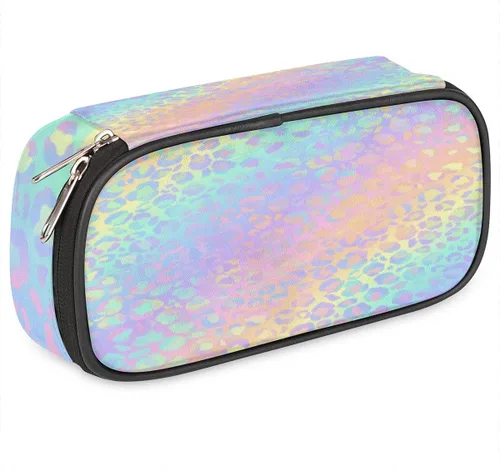 Vista 12 de Estuche de cuero blanco de béisbol 3D para lápices, organizador de papelería de gran capacidad, bolsa para lápices con agua y fuego para niños