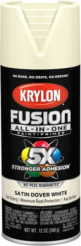 Vista 74 de Krylon Fusion - Pintura en aerosol adhesiva todo en uno para uso en interiores y exteriores, 12 onzas, vidrio de playa