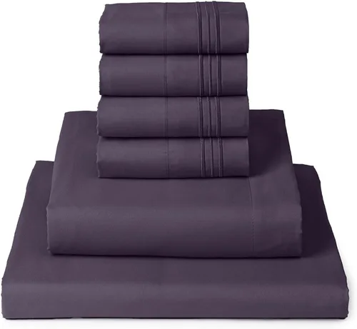 Vista 30 de Mellanni Juego de sábanas Twin XL - Juego de ropa de cama de 4 piezas de la colección icónica, (incluyendo 2 fundas de almohada), bolsillo profundo