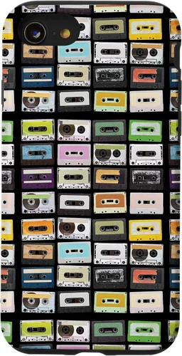 Vista 18 de Cassette Tapes Nostalgic Mixtape Music Graphic Case for iPhone 17