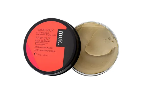 Vista 2 de muk Haircare - Barro duro para peinar, producto para el cabello, barro para hombres, agarre brutal, acabado de bajo brillo, 1.7 onzas