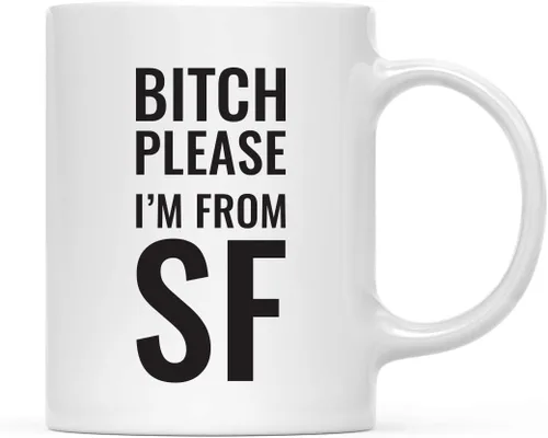 Vista 35 de Andaz Press Taza de café de 11 onzas, regalo de broma, Bitch Please I'm from Alabama, paquete de 1, incluye caja de regalo, divertidas ideas