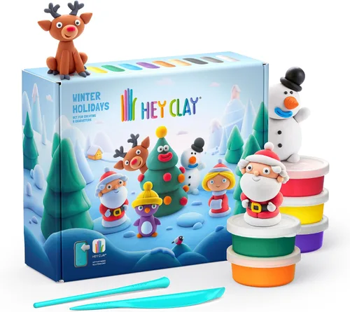 Vista 19 de HEY CLAY Fat Brain Toys Australian Animals Modeling Air Dry Clay for Kids 4-8 Craft Kits Multicolor