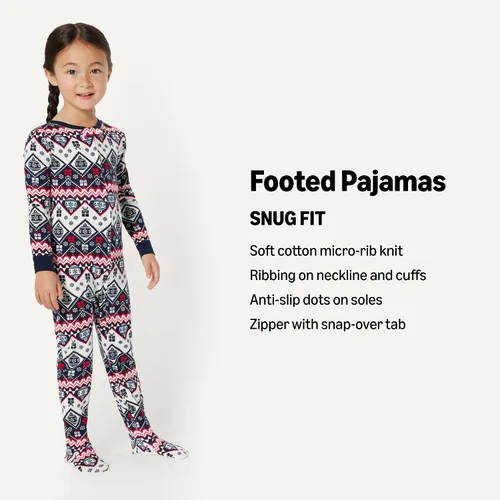Vista 3 de Tienda Essentials Pijamas de vacaciones unisex para adultos, paquete múltiple