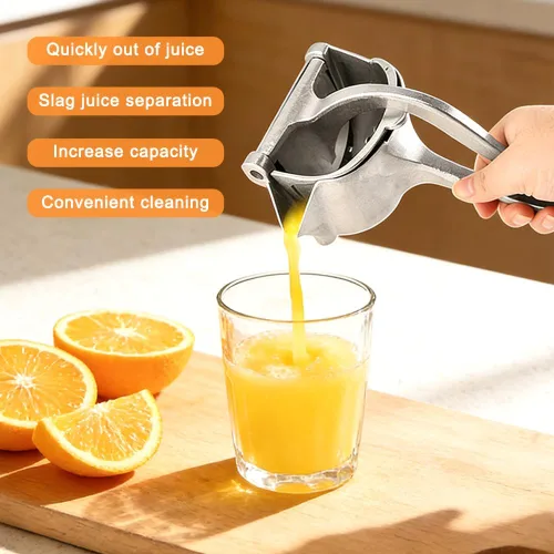 Vista 4 de Exprimidor de barra, extractor de jugo de fruta fresca de aleación de aluminio, exprimidor de mano, exprimidor de limón, extractor manual de mano