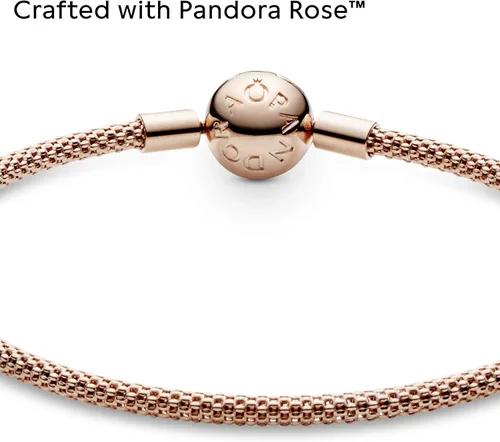Vista 4 de Pandora Pulsera de malla de joyería Pandora Rose