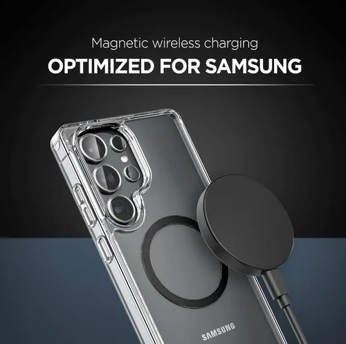 Vista 6 de Cargador magnético para Samsung, carga inalámbrica rápida para Galaxy S26 Ultra, S25 S24 Plus y dispositivos Android - USB tipo C (6 pies)