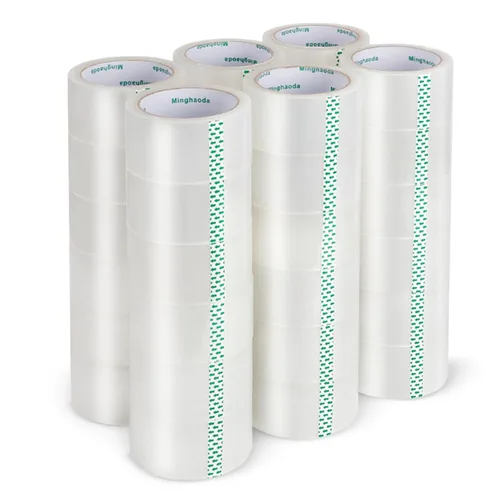 Vista 13 de Clear Packing Tape, Heavy‑Duty 2.4 Mil Shipping Tape Rolls, 2 Inch Wide High Adhesive Box Sealing Tape for Shipping, Moving, Storage & Bulk Business