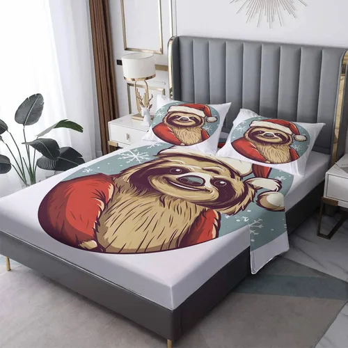Vista 7 de Sábanas de pájaro tamaño individual – Sábanas y fundas de almohada de loros – 100% microfibra, estampado de alta cantidad de hilos, sábana encimera