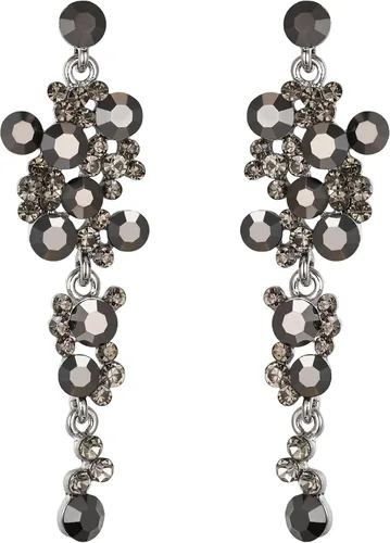 Vista 10 de Flyonce Aretes largos colgantes de cristal para mujer, bohemios, florales, para boda