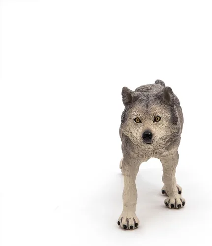 Vista 6 de Figura de lobo gris de Wild Animal KIngdom, de Papo