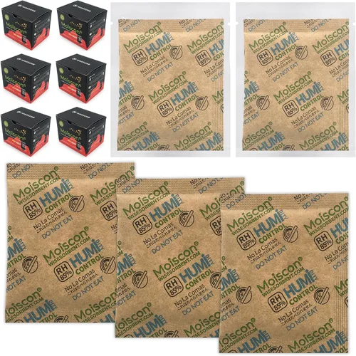 Vista 33 de Wisesorb Paquetes de control de humedad bidireccionales 49% para guitarras e instrumentos de madera - Absorbentes de humedad de 70g