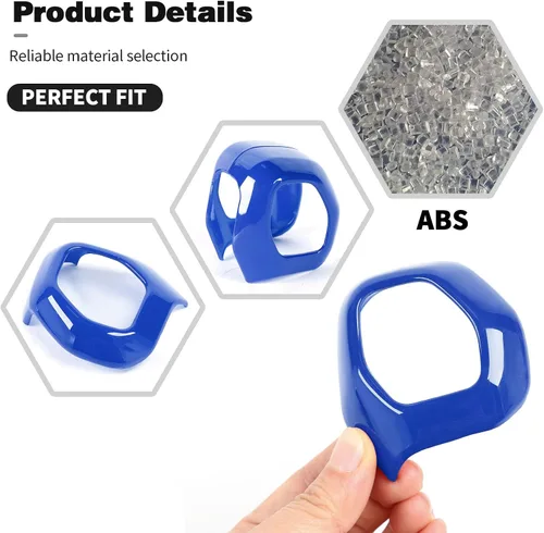 Vista 6 de Cubierta de perilla de palanca de cambios de consola central para Ford Bronco, decoración compatible con accesorios interiores de Ford Bronco 2021