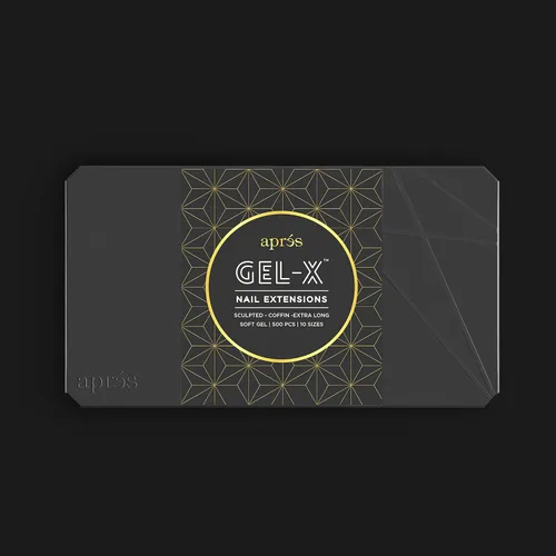 Vista 8 de Apres Nail Gel-X - Caja de puntas esculpidas extra larga 250 puntas Gel-X Calidad premium 10 tamaños 0-9 No tamaño 00 incluido Versión 2022