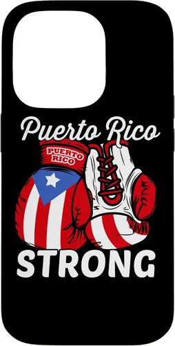 Vista 17 de Guantes de boxeo con la bandera de Puerto Rico para iPhone 16 Boricua Puerto Rican Pride Case