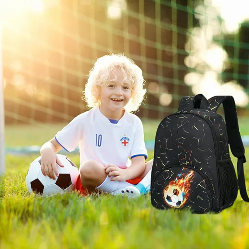 Vista 6 de Mochila para niños pequeños de 15 pulgadas para niños preescolares Kindergarten School Mochila para libros para guardería, guardería y viajes