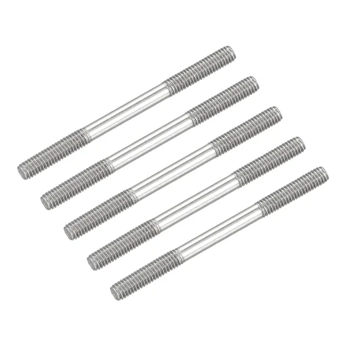 Vista 19 de METALLIXITY Pernos de doble extremo (rosca M4, longitud 20 mm) 5 piezas, pernos de varilla roscada de doble rosca de acero inoxidable 304