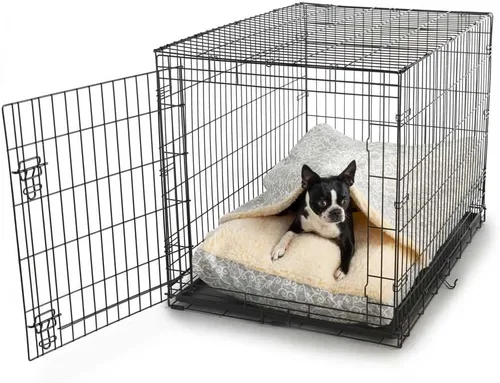 Vista 11 de Snoozer Cama de lujo para mascotas con microsuede, pequeña - antracita